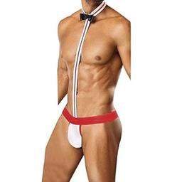S25-39.1 Men's Mankini Beach Swimwear Suspender Thong Waiter Borat