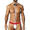 S25-39.1 Men's Mankini Beach Swimwear Suspender Thong Waiter Borat